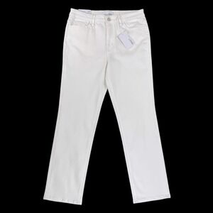 Vervet Jeans Women 31 (ACTUAL 31x27) White High Rise Slim Straight Jeanne NWT